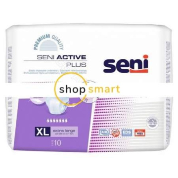 Pieluchomajtki Seni Active Plus XL, 10 sztuk