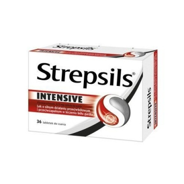 Strepsils Intensive, 36 tabletki do ssania