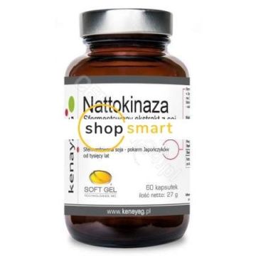 Nattokinaza NSK-SD 100 mg, 60 kapsułek (Kenay)