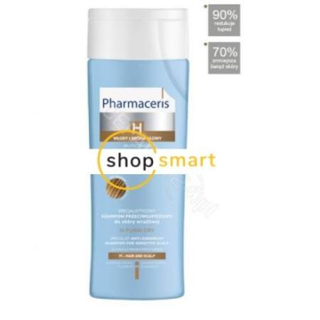 Pharmaceris H - purin - specjalistyczny szampon przeciwłupieżowy do skóry wrażliwej 250 ml (łupież suchy)