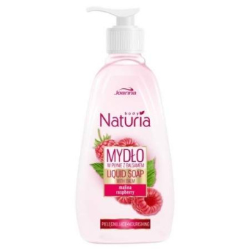 Joanna Naturia Body Mydło w płynie z balsamem Malina  500ml