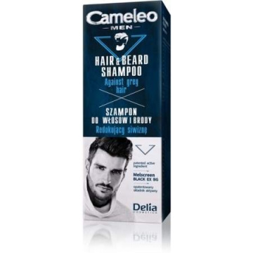Delia Cosmetics Cameleo Men Szampon do włosów i brody redukujący siwiznę  150ml