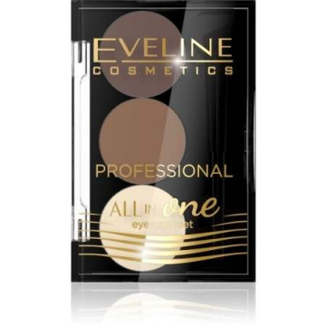 Eveline All in One Eyebrow Set Cienie do brwi nr 02