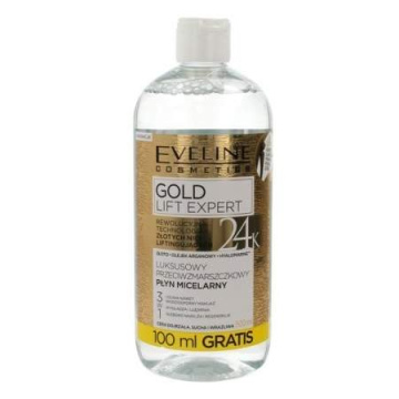 Eveline Gold Lift Expert luksusowy przeciwzmarszczkowy płyn micelarny 500 ml
