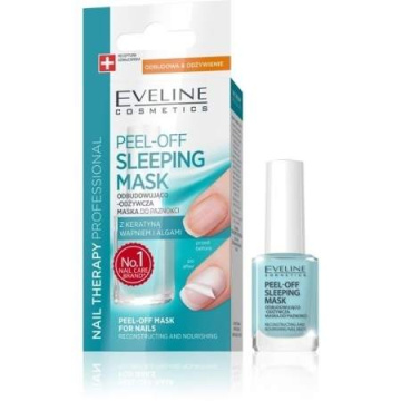 Eveline Nail Therapy Maska do paznokci Peel-Off Sleeping odbudowująco-odżywcza  12ml
