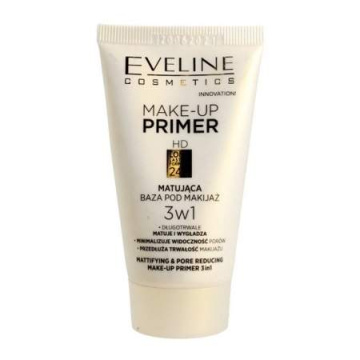 Eveline Make-Up Primer HD Baza pod makijaż 3w1 matująca  30ml