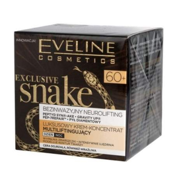 Eveline Exclusive Snake 60+ Krem-koncentrat multiliftingujący na dzień i noc 50ml