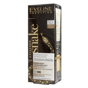 Eveline Exclusive Snake 50+/70+ Krem-maska pod oczy napinająco-wygładzający na dzień i noc 20ml