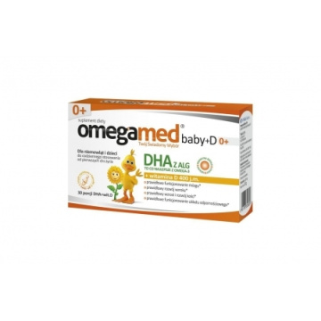 Omegamed Baby 0+ witamina D 30 kapsułek typu "twist off"