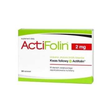 ActiFolin 2 mg 30 tabletek powlekanych