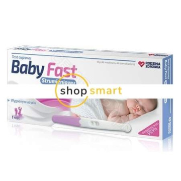Rodzina Zdrowia test ciążowy Baby Fast strumieniowy