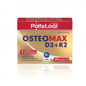 OsteoMax D3+K2 60 tabletek
