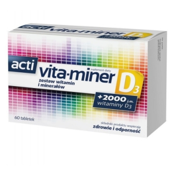 Acti Vita-miner D3 60 tabletek