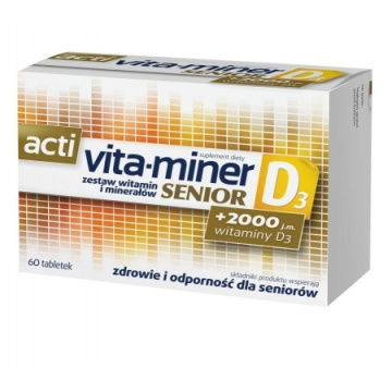 Acti Vita-miner Senior D3  60 tabletek