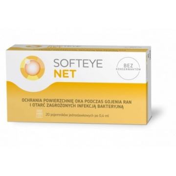 Softeye Net 0,4 ml żel do oczu 20 ampułek