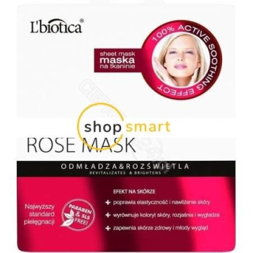 L'Biotica Rose Mask maska z olejem z dzikiej róży 23 ml