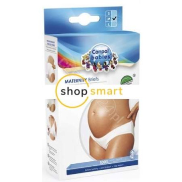 Canpol babies figi dla kobiet w ciąży wycięte pod brzuchem M, 1 sztuka