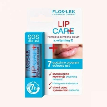 FLOS-LEK LIP CARE Pomadka ochronna do ust z witaminą E 1%