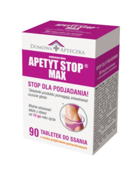 Domowa Apteczka  APETYT STOP MAX 90 tabletek do ssania