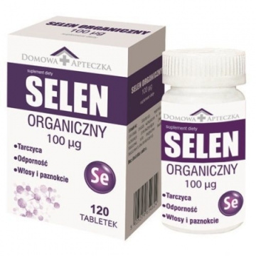 Domowa Apteczka Selen Organiczny 120 tabletek