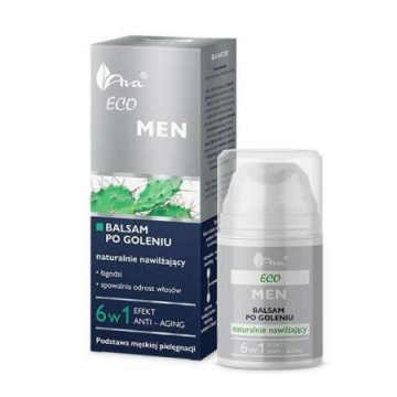 AVA Eco Men Balsam po goleniu naturalnie nawilżający - 50 ml