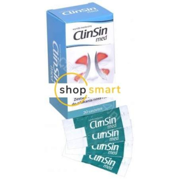 ClinSin Med zestaw uzupełniający do płukania nosa i zatok, 30 saszetek