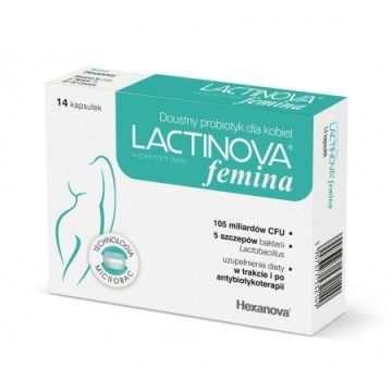 Lactinova Femina probiotyk dla kobiet 14 kapsułek