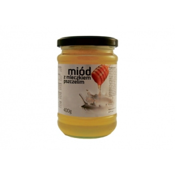 GAL Miód nektarowy wielokwiatowy z mleczkiem pszczelim 400 g
