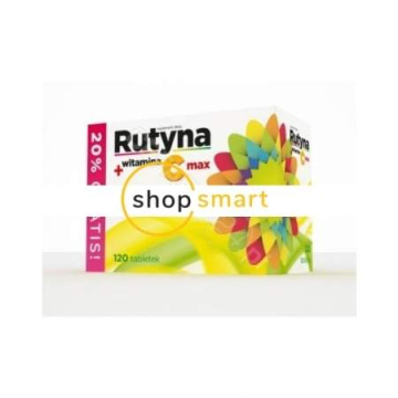 Rutyna + witamina C max, 120 tabletek