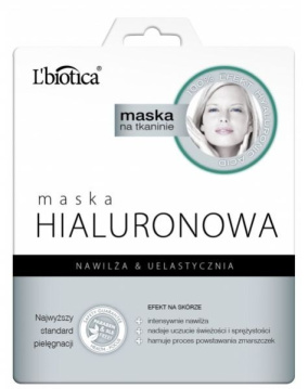 L'biotica maska na tkaninie hialuronowa 23 ml
