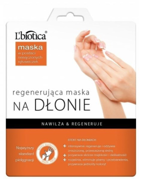 L'biotica regenerująca maska na dłonie - rękawiczki (1 para)
