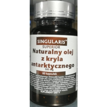 SINGULARIS Naturalny olej z kryla antarktycznego 500 mg 60 kapsułek