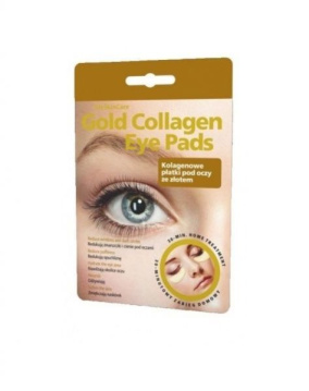 GlySkinCare Gold Collagen Eye Pads kolagenowe płatki pod oczy ze złotem 2 szt