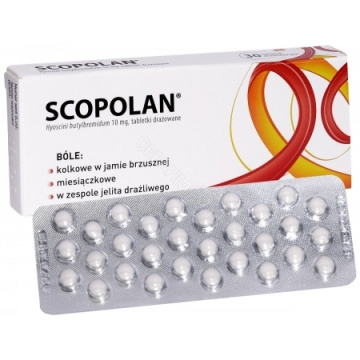 Scopolan 10 mg  30 tabletek drażowanych