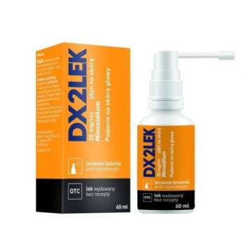 DX2LEK płyn na skórę 20 mg/ml 60 ml
