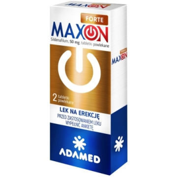 Maxon forte 50 mg 2 tabletki powlekane