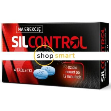 Silcontrol 25 mg, 4 tabletki