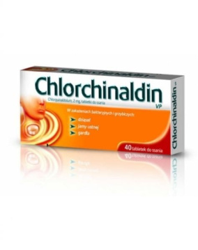 Chlorchinaldin VP, 40 tabletek