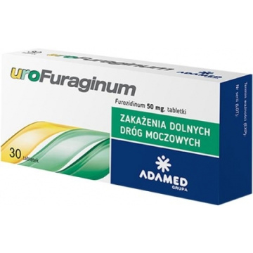 UroFuraginum, 50 mg 30 tabletek
