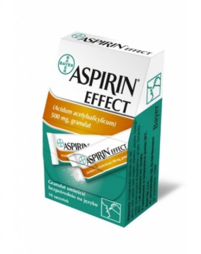 Aspirin BAYER Effect 500 mg 10 saszetek z proszkiem do sporządzenia roztworu