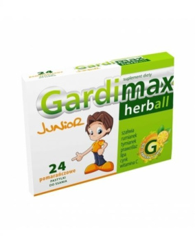 Gardimax Herball Junior (smak pomarańczowy) 24 pasty.