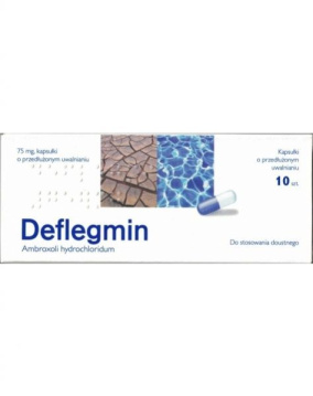 Deflegmin retard 75 mg, 10 tabletek