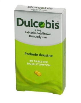 Dulcobis 5 mg , 40 tabletek