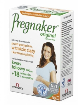 Pregnaker (dla kobiet w ciąży), 30 tabletek