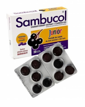 Sambucol Junior 20 pastylki