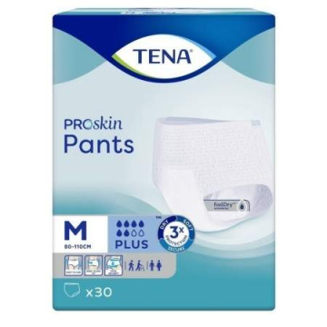 TENA PROSKIN Pants Plus M majtki chłonne 30 sztuk