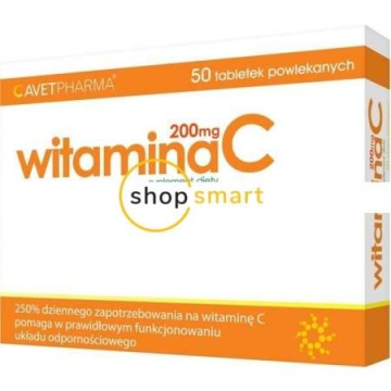 Witamina C 200 mg, 50 tabletek