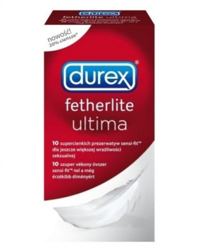 DUREX FETHERLITE ULTIMA Prezerwatywy supercienkie 10 szt.
