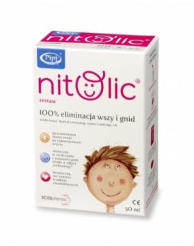 Pipi Nitolic 50 ml zestaw do kompleksowego leczenia wszawicy