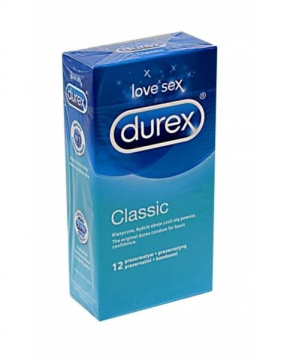 DUREX CLASSIC Prezerwatywy klasyczne 12 sztuk